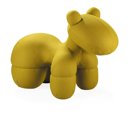 Painting Modern Leisure Chair , Molded Fiberglass Kids Pony Chair