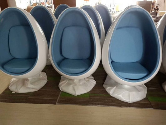 Fashion Bedroom Or Showroom Clear Egg Chair Customized Cushion Color