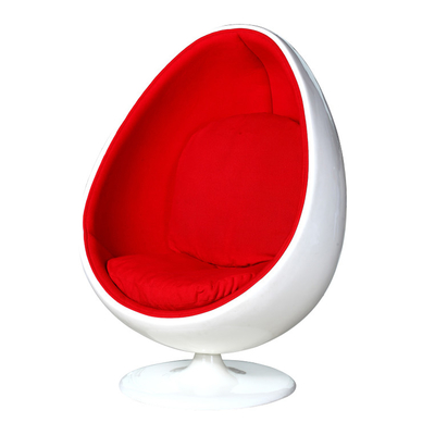 Fashion Bedroom Or Showroom Clear Egg Chair Customized Cushion Color