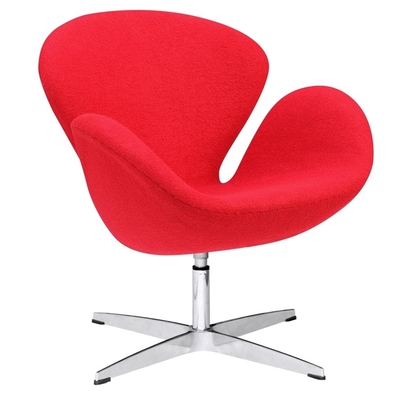 Ghế xoay khách sạn hiện đại Ghế 72 * 64 * 81cm với đế hợp kim nhôm
